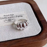 PUMPKIN CURVE RING