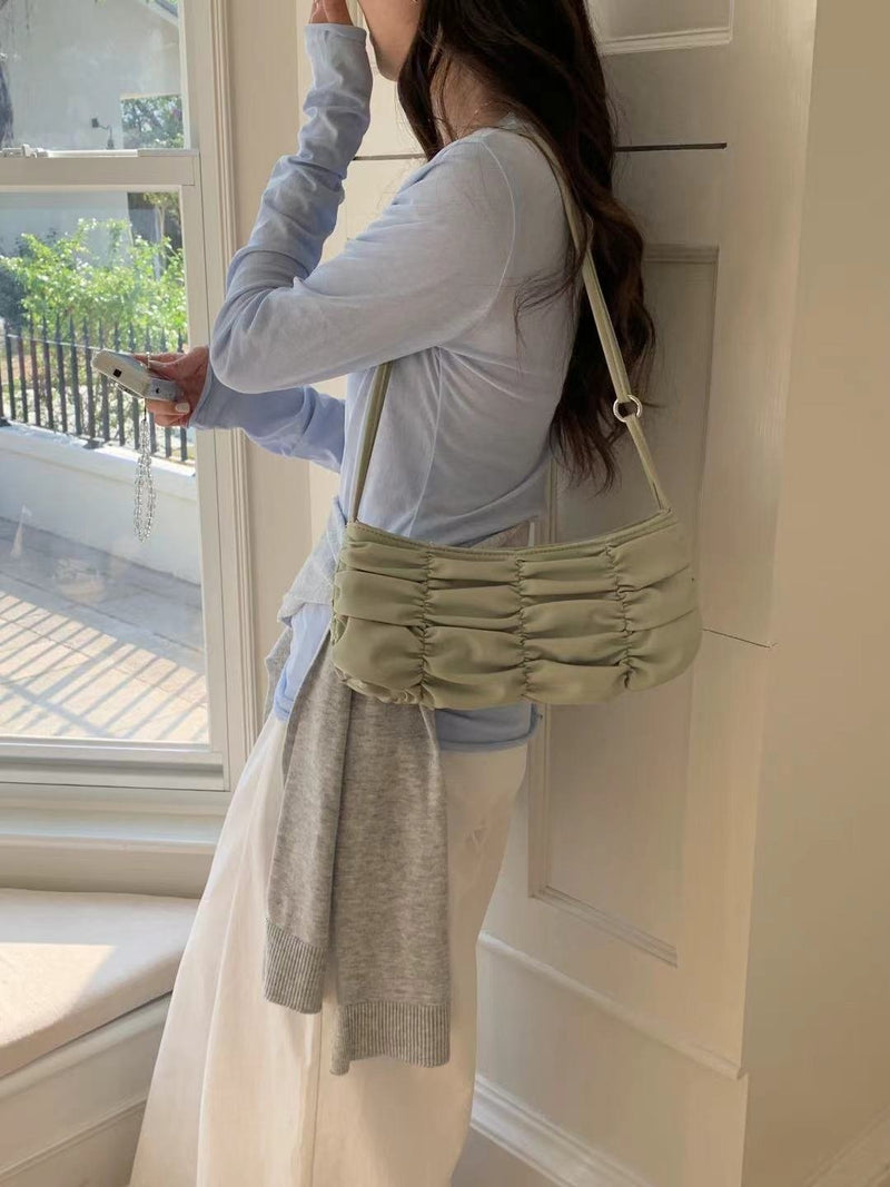 WRINKLE SHOULDER BAG