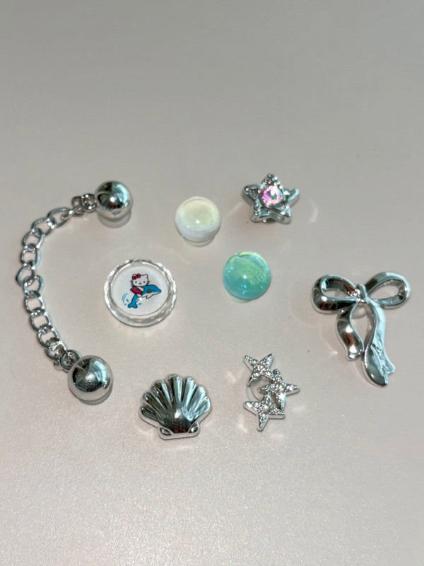 SILVER BALL CHAIN JIBBITZ BET