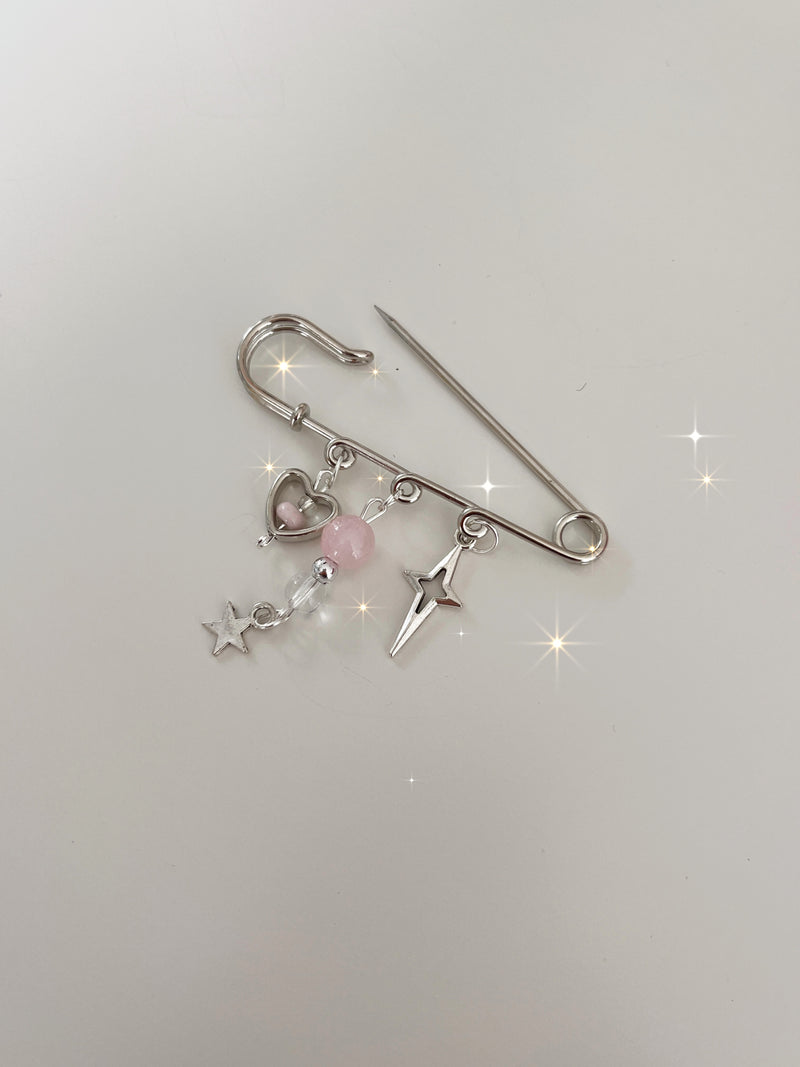 PINK HEART PIN