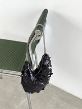 SEQUINS CHAIN HOBO BAG