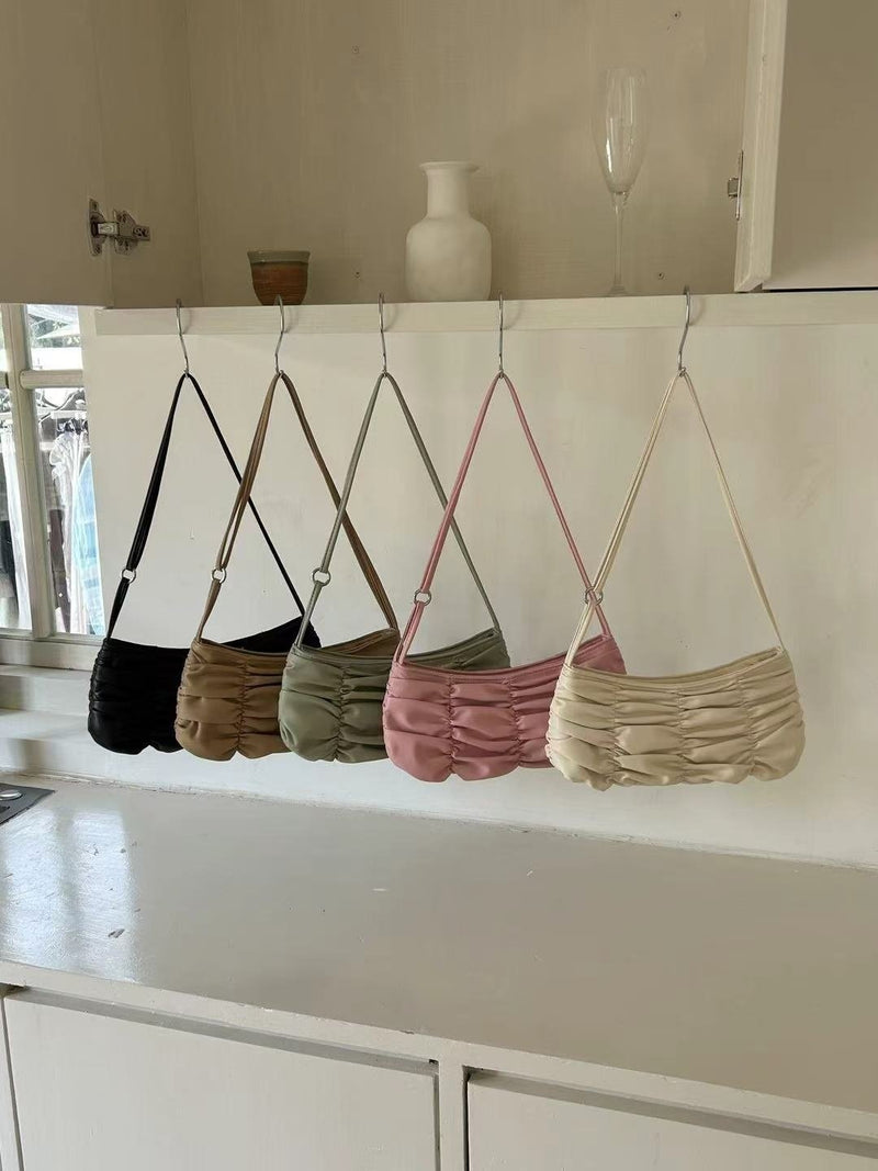 WRINKLE SHOULDER BAG