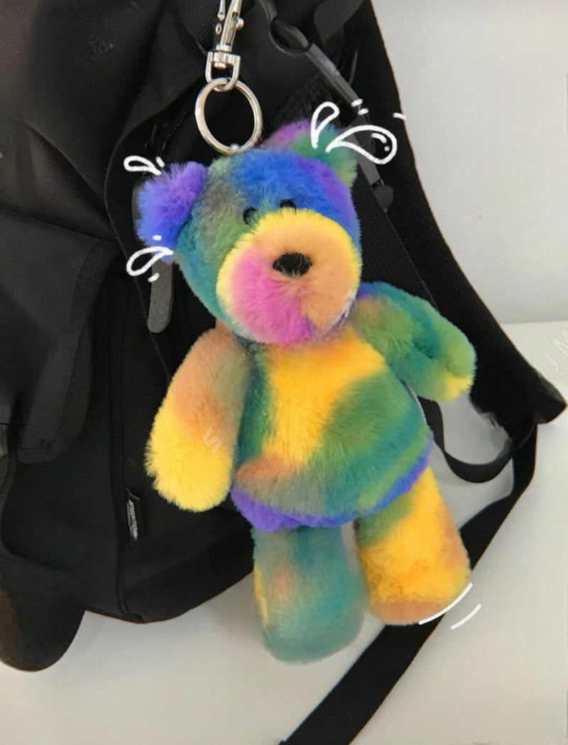 MIX COLOR KEY RING & BAG CHARM