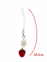 RED STRAWBERRY KEY CHAIN