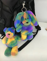 MIX COLOR KEY RING & BAG CHARM