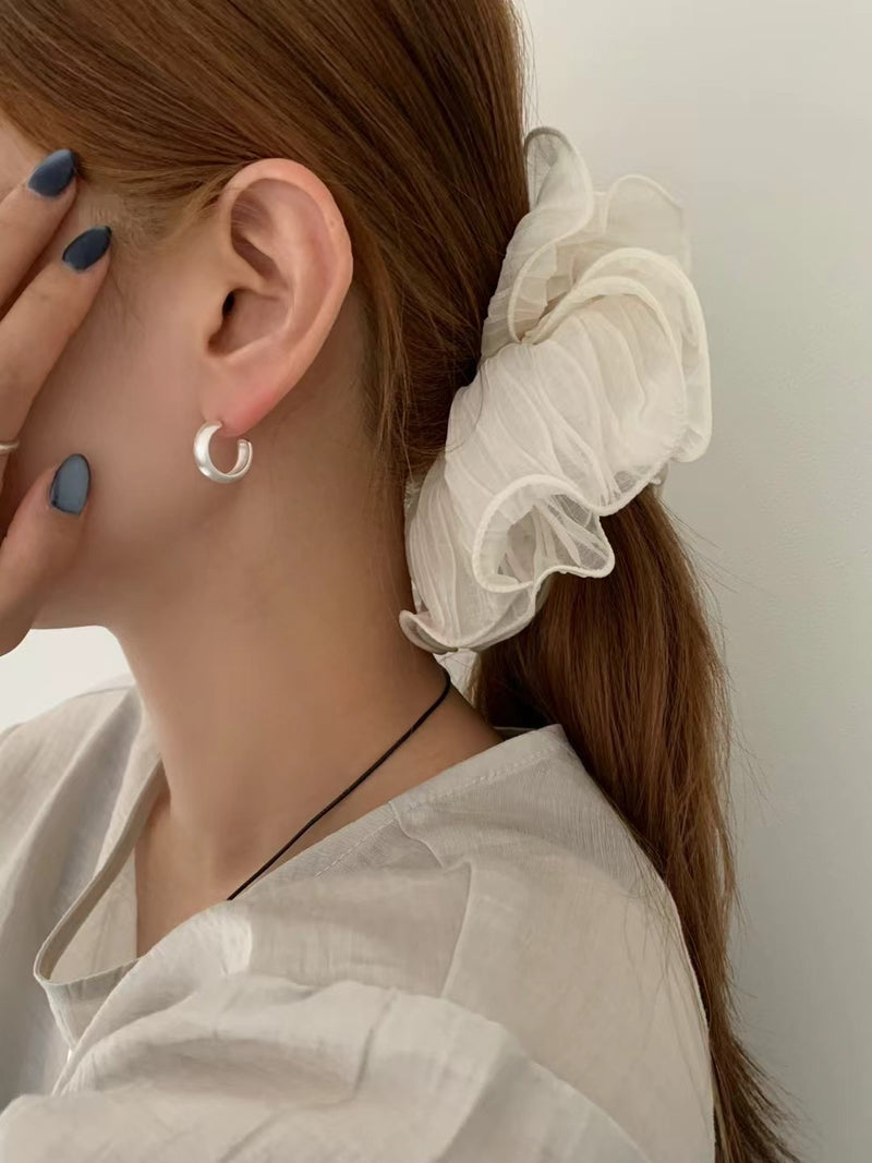 CHROME HUG EARRINGS