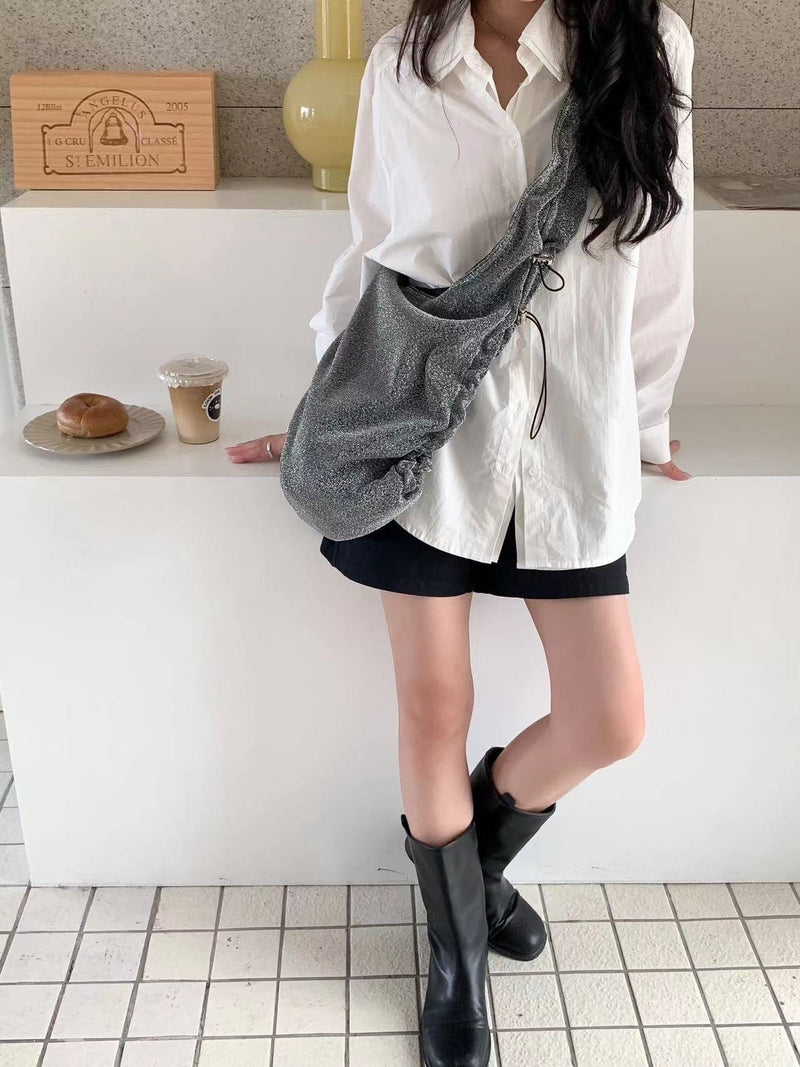 GLITTER STRING OVERSIZE BAG