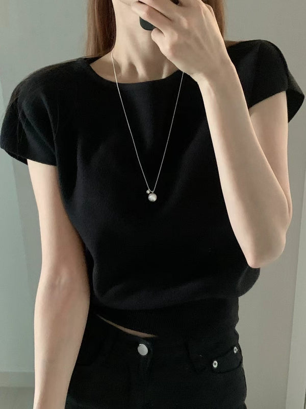 VELVET ORB NECKLACE