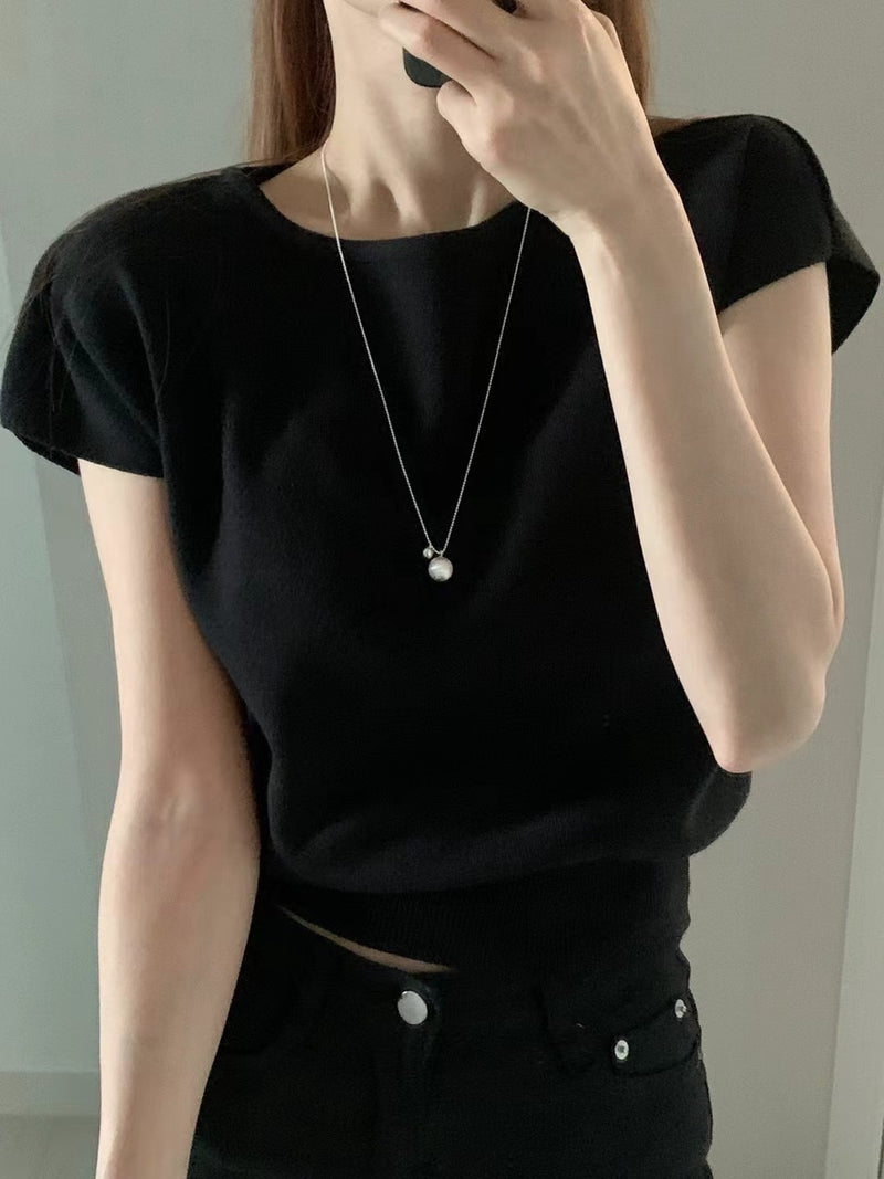 VELVET ORB NECKLACE
