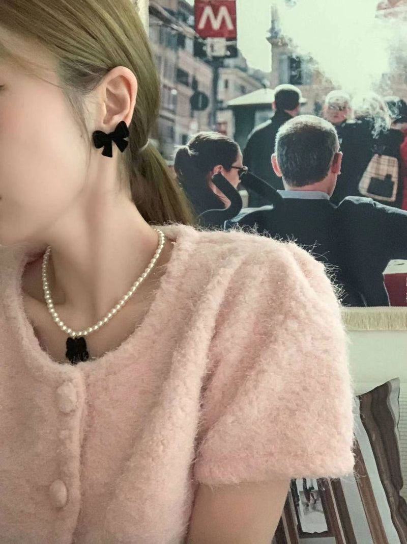 VELVET RIBBON EARRINGS