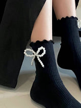 RIBBON PEARL SOCKS