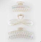 CLEAR AURORA HAIR CLIP