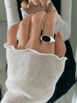 MIDNIGHT ONYX RING