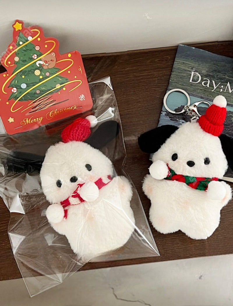 CHRISTMAS POCHA KEY RING & BAG CHARM
