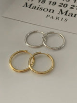 BASIC BOLD RING EARRINGS