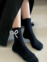 RIBBON PEARL SOCKS