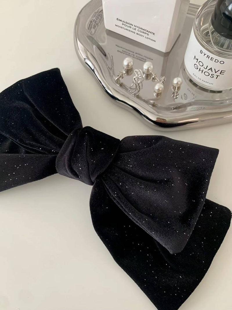 VELVET PEARL RIBBON PIN