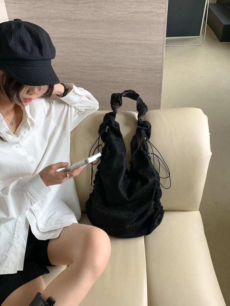 GLITTER STRING OVERSIZE BAG