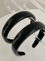 BLACK GLOSSY HAIRBAND