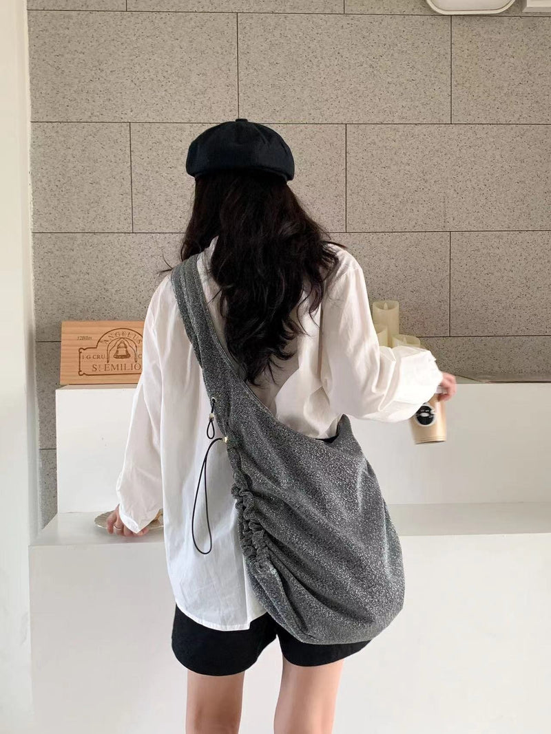 GLITTER STRING OVERSIZE BAG