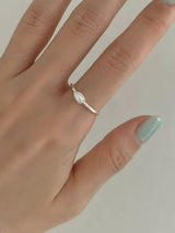 GRACE PEARL OPEN RING