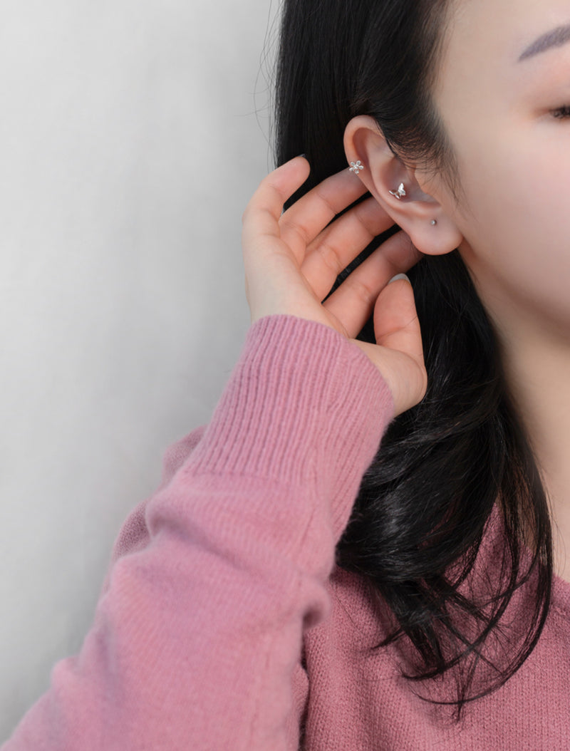 ROUND FLOWER PIERCING