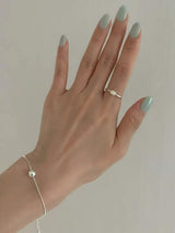 GRACE PEARL OPEN RING