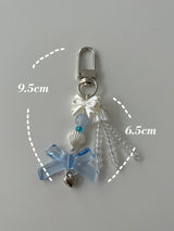 BLUE RIBBON JELLY KEY CHAIN
