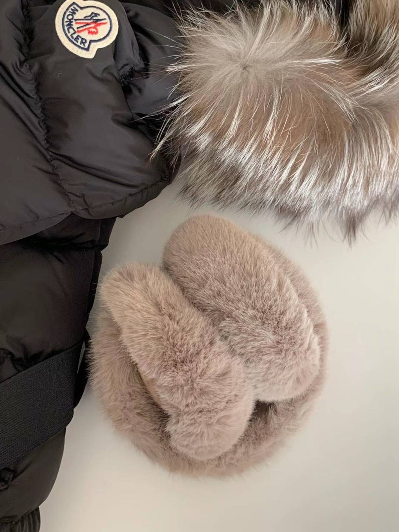 MINK FUR EARMUFFS