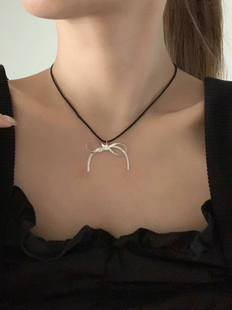 SHINE RIBBON NECKLACE