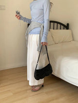 WRINKLE SHOULDER BAG