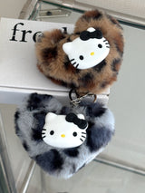 FUR CAT KEY RING
