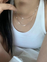 SLEEK SNAKE CHAIN NECKLACE