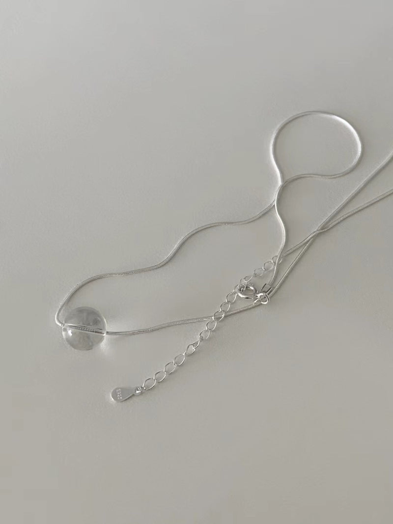 CLEAR BLOOM NECKLACE