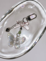 BUTTERFLY RIBBON KEY CHAIN
