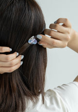 MINI HEART CELLULOSE HAIR PIN