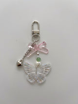 BUTTERFLY RIBBON KEY CHAIN