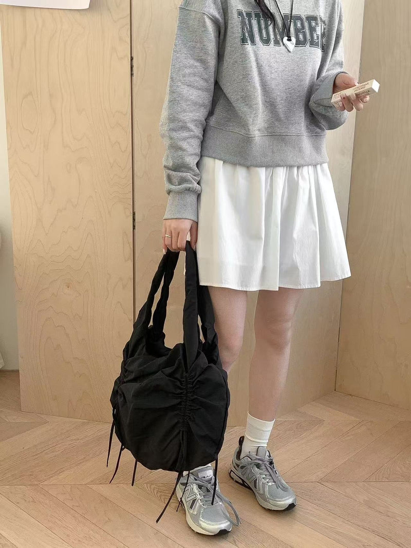 【AAKE】DOT SHIRRING POCKET BAG DOT SHIRRING POCKET BAG (purple / black) - AAKE