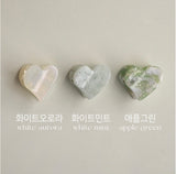 MINI HEART CELLULOSE HAIR PIN