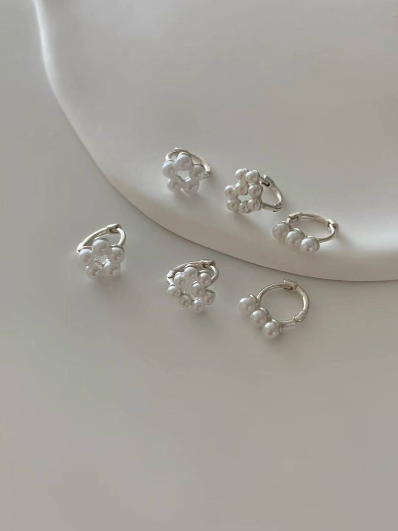 ONE TOUCH PEARL EARRINGS