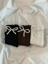 RIBBON PEARL SOCKS