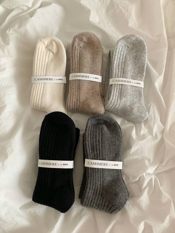 CASHMERE WOOL SOCKS