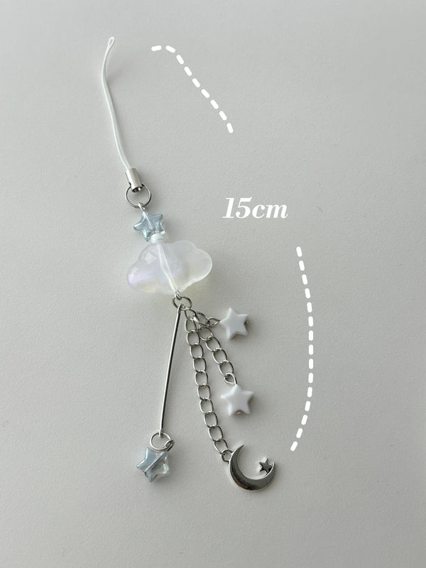 CLEAR CLOUD KEY CHAIN