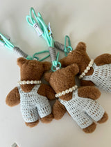 PEARL BEAR DOLL KEY CHAIN