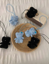 CUTIE CAT KEY RING & BAG CHARM