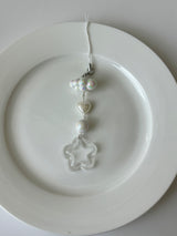 CLEAR STAR CLOUD KEY CHAIN
