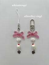 WHITE SHELL KEY CHAIN