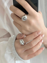SPIRAL BOLD OPEN RING