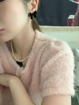 VELVET RIBBON EARRINGS