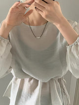 NOIR ARGENT NECKLACE